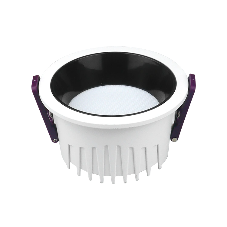 Hluboké protilehkové downlights s mikrokrystalickým povrchem